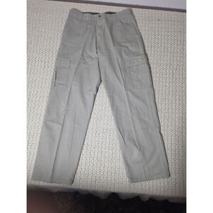 Wrangler Hero Cargo Pants Mens 32x30 Khaki New Straight Leg Utility 70LEWNK